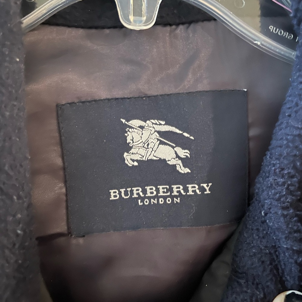 Burberry London Quilted Navy Jacket Mens Size 48 IT - Picture 3 of 9